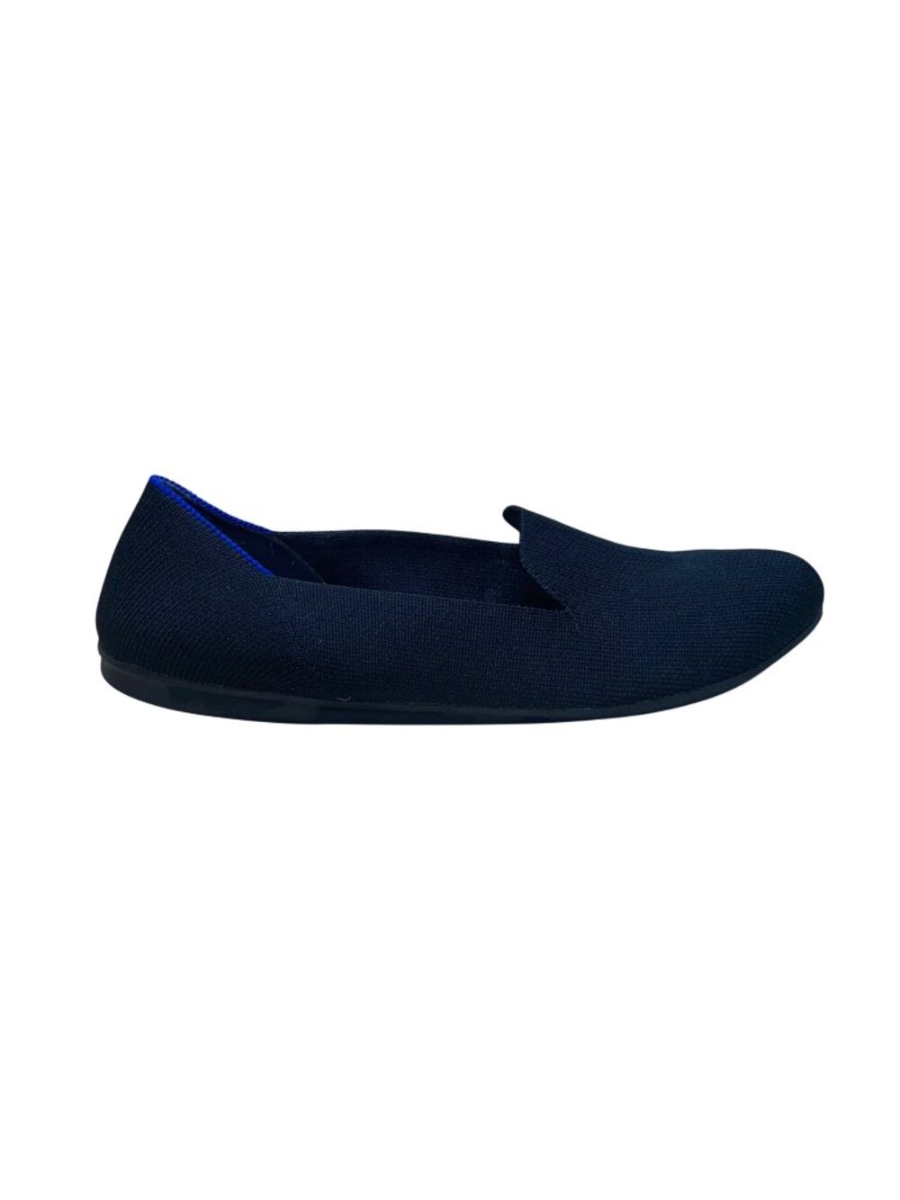 Rothys Women’s Black & Blue Knit Upper The Flats Slip-On Ballet Flats Size 8.5W